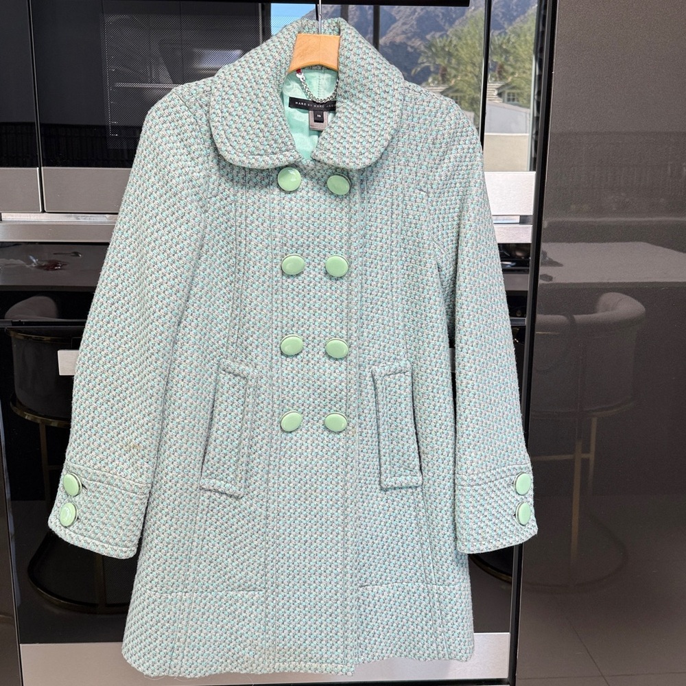 Marc By Marc Jacobs Light Green Pea Coat